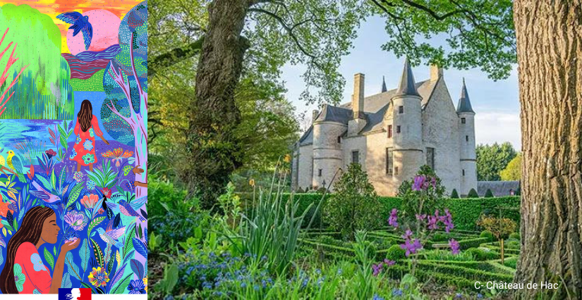 Rendez-vous aux Jardins au Château de Hac, dans les Côtes-d'Armor