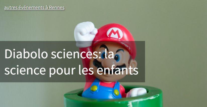 Atelier scientifique pour enfant avec Diabolo science à Rennes