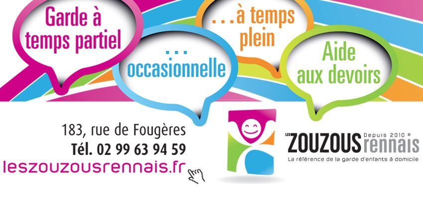 Les Zouzous Rennais, une agence de garde d'enfants à Rennes
